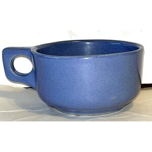 VTG W.S. Stoneware-Monmouth Pottery‎ Soup-Chili Bowl Cornflower Light Blue